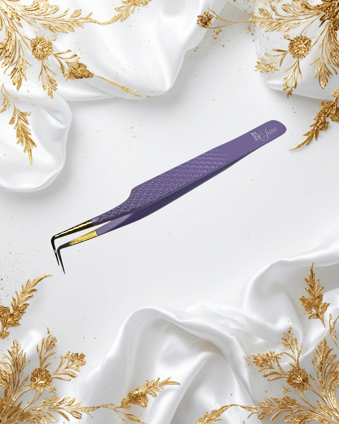 June 90° Placement Tweezer (Fiber Tip)